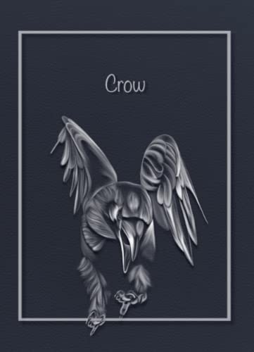 Notizbuch Krähe - crow - für mystische Vogelliebhaber. Ein Heft für deine täglichen Notizen, Zeichnungen und Skizzen.
